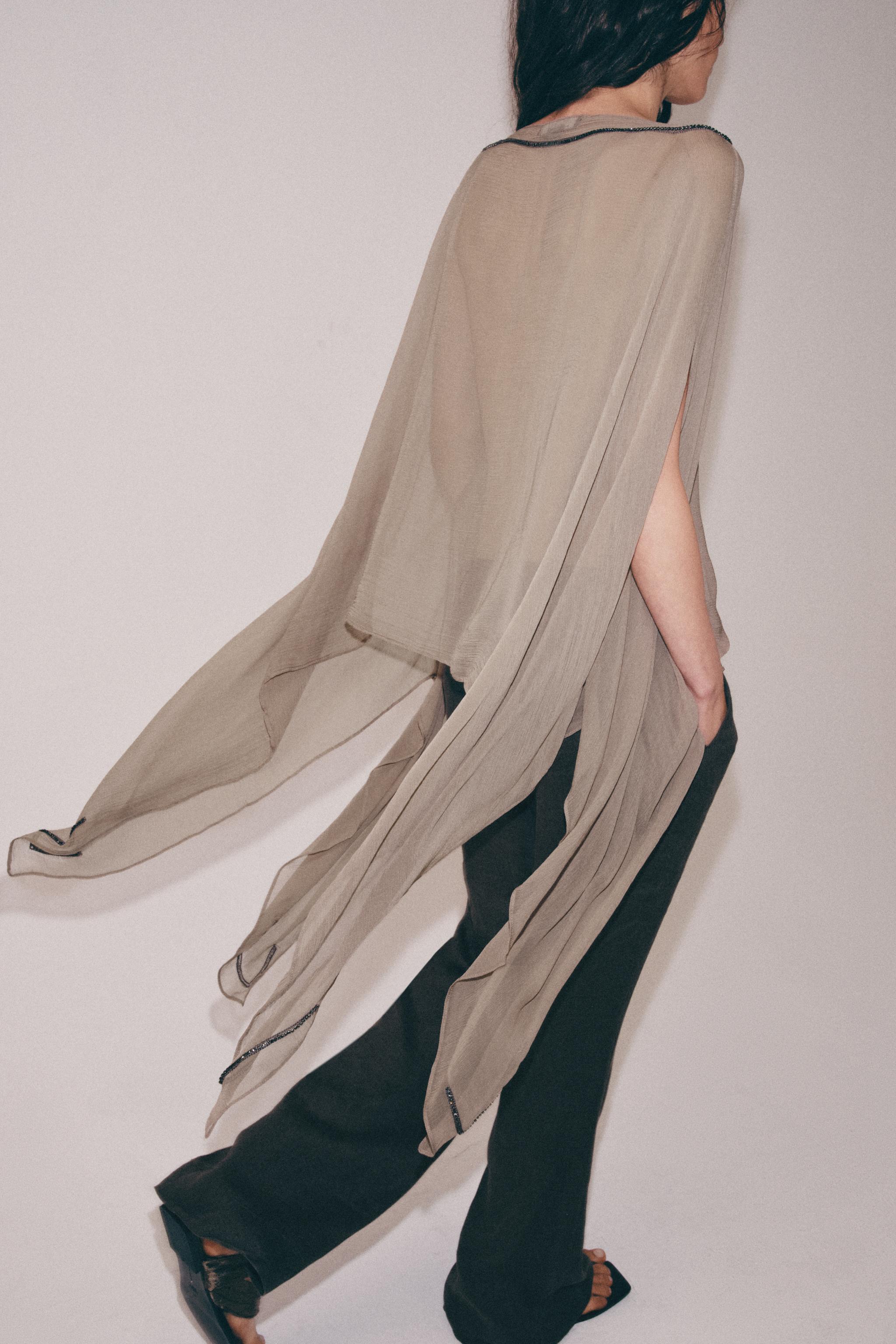 CAPE LONGUE 100% VISCOSE BRILLANTE